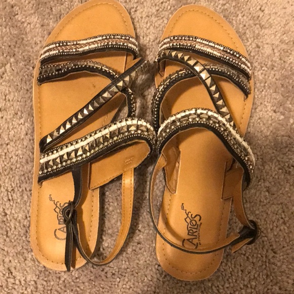 Carlos Santana Shoes - Beaded Sandals